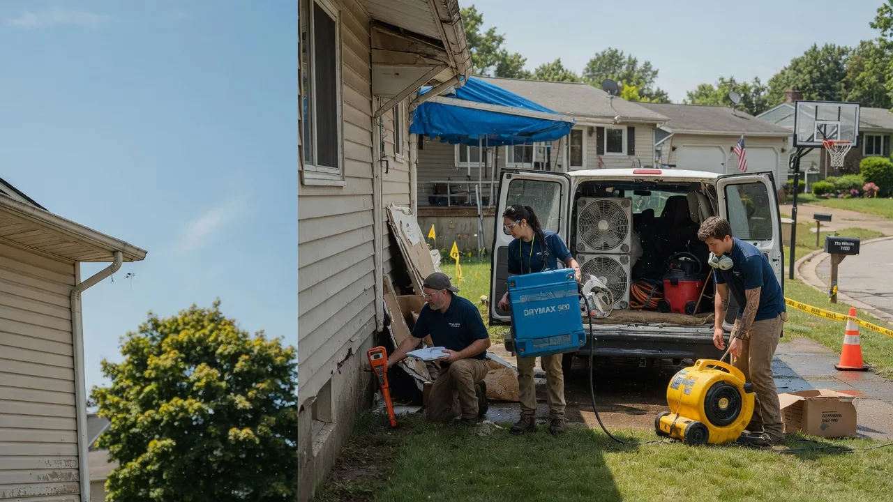 Ceiling Leak Cleanup in Staunton, IN near me