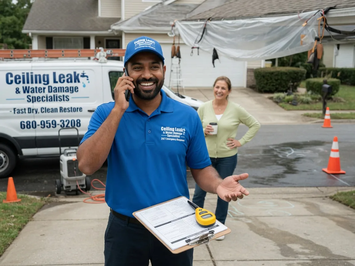 Ceiling Leak Cleanup Staunton, IN FAQs